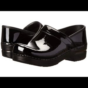 Dansko Professional Black Patent Leather Clog
